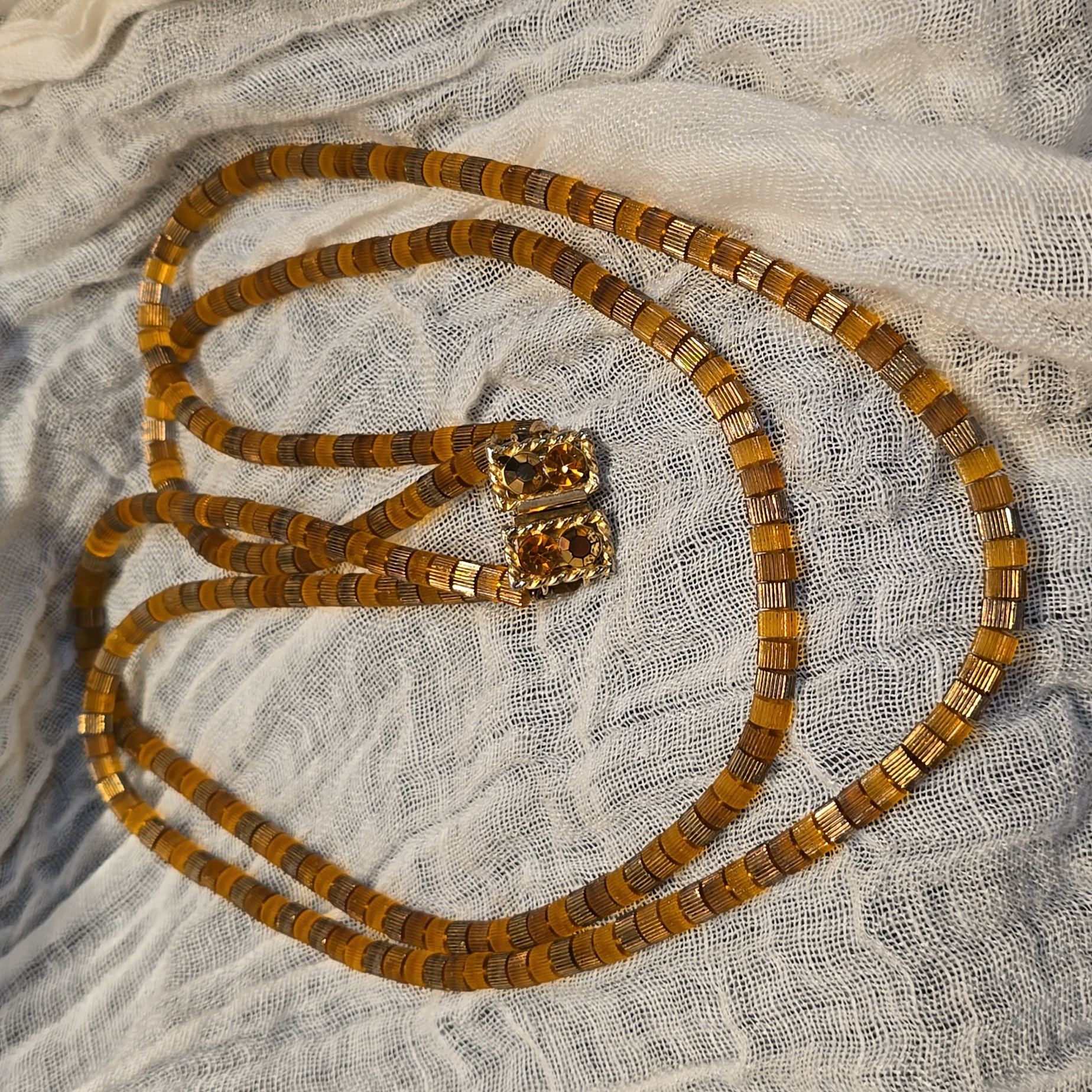 Rare Vintage Vogue 2 Layer Necklace